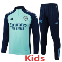 2025-26 ARS Light green Kids Half Pull Tracksuit#E2533(童装)(半拉链)