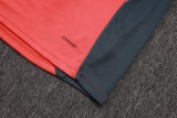 2025-26 Bayern Orange Kids Half Pull Tracksuit#E25120(童装)(半拉链)