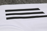 2024 AD White Kids Half Pull Tracksuit (童装)(半拉链)
