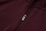 25-26 Bayern Deep Red Half Pull Tracksuit #B2512(半拉链)