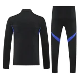 2025-26 Man Utd Black Half Pull Tracksuit (半拉链）