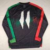 2025-26 Palestine FC Black Long Sleeve Training shirts(长袖)(红袖边）