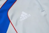 2025-26 Bayern Light gray Kids Half Pull Tracksuit#E2582(童装)(半拉链)