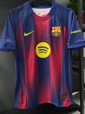 25-26 BAR Home Player Version Soccer Jersey