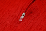 2025-26 PSG Jordan Red Kids Half Pull Tracksuit#E2521(童装)(半拉链)
