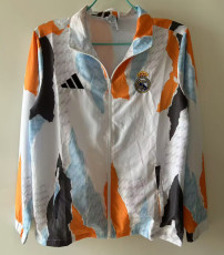 25-26 RMA White Blue Windbreaker #刺绣