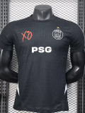 25-26 PsG Black X0 Special Edition Player Version Training shirts
