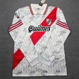 1996-1997 River Plate Home Long Sleeve Retro Soccer Jersey (长袖)