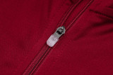 2025-26 ARS Jujube red Kids Half Pull Tracksuit#E2583(童装)(半拉链)