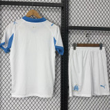 25-26 Marseille Home Kids Soccer Jersey