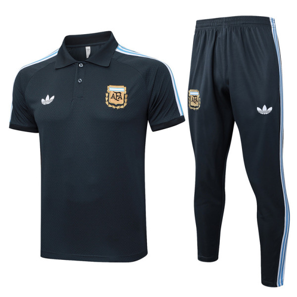 25-26 Argentina Dark gray Short shirts and Long trousers Suit #C2525