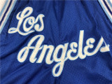 Lakers LOS Blue City Edition Top Quality NBA Pocket Pants *湖人队