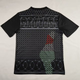 Palestine FC Red Black Retro Soccer Jersey *铁丝网