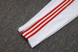 25-26 Bayern White Half Pull Tracksuit #B2520(半拉链)