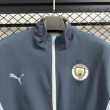 25-26 Man City White & Blue Double Sided Windbreaker (双面风衣)