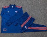 2025-26 ARS Royal blue Half Pull Tracksuit #B2508(半拉链）