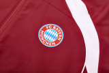 2025-26 Bayern Jujube red Hoodie Jacket Tracksuit
