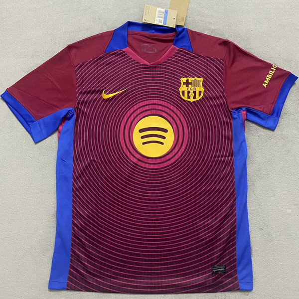 25-26 BAR Brown Red Special Edition Fans Training Shirts