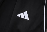 25-26 Argentina Black Kids Half Pull Tracksuit #E25130(童装)(半拉链)