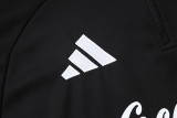 25-26 Argentina Black Half Pull Tracksuit (半拉链)