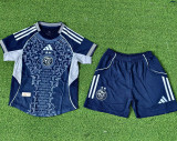 25-26 Algeria Royal blue Special Edition Kids Player Version Soccer Jersey (球员童装)