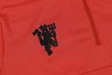 24-25 Man Utd Red Half Pull Tracksuit (半拉链)