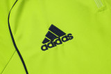 2025-26 RMA Grass green Half Pull Tracksuit #B2545(半拉链）