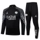 2025-26 PSG Jordan Black Half Pull Tracksuit #B2573(半拉链）