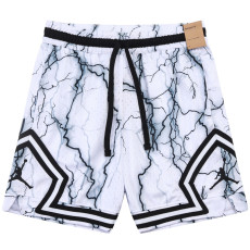 C2507 Jordan White Casual Short Pants #闪电白