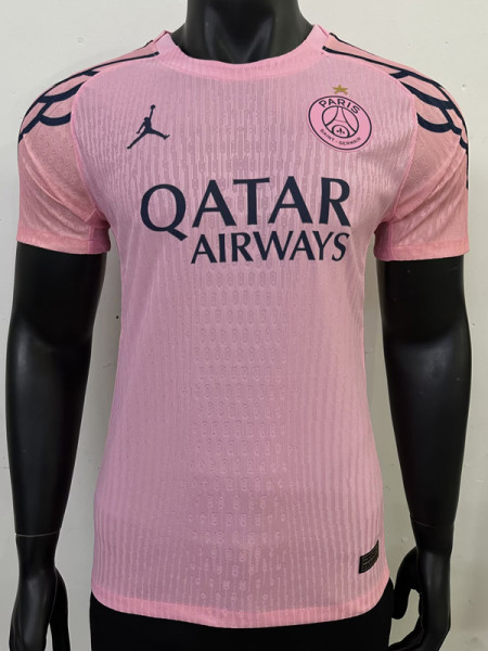 25-26 PSG Pink Special Edition Player Version Training shirts(带星)