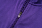 2025-26 RMA Purple Kids Half Pull Tracksuit #E2520(童装)(半拉链)