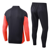 25-26 Bayern Dark gray Half Pull Tracksuit (半拉链)