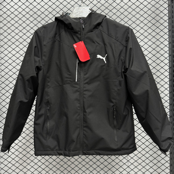 2024 PM Velvet Thickened warm Black Outdoor Jackets #F10加绒冲锋衣