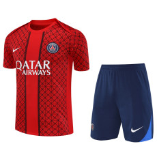 2025-26 PSG Red Training Short Suit
