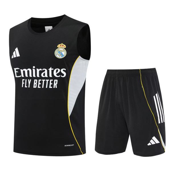 25-26 RMA Black Tank top and shorts suit