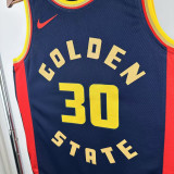 24-25 WARRIORS CURRY #30 Royal blue City Edition Top Quality Hot Pressing NBA Jersey