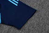 25-26 ARS Royal blue Short shirts and Long trousers Suit #C2530