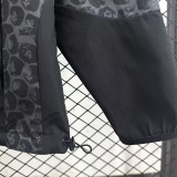 2025-26 Dortmund Grey & Black Double SidedWindbreaker(双面风衣)