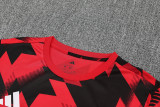2025-26 Man Utd Red black Training Short Suit
