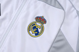 2025-26 RMA White grey Kids Jacket Tracksuit#E25100(童装)