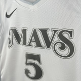 2024-25 Dallas Mavericks RUSSELL #5 White CityEdition Top Quality Hot Pressing NBA Jersey