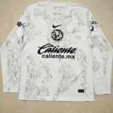 24-25 Club America White Goalkeeper Long Sleeve Soccer Jersey (长袖)