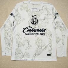 24-25 Club America White Goalkeeper Long Sleeve Soccer Jersey (长袖)