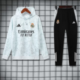 2025-26 RMA White Hoodie Tracksuit (卫衣套装）