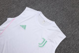 2025-26 JUV White Tank top and shorts suit #D25143