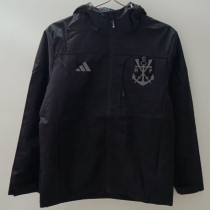 24-25 Flamengo Black Windbreaker