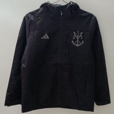 24-25 Flamengo Black Windbreaker
