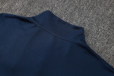 2025 AD Royal blue Half Pull Tracksuit #07(半拉链)