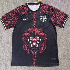 24-25 BAR Red Black Special Edition Fans Training Shirts *狮头