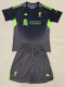 25-26 LIV Black GoalKeeper Kids Soccer Jersey *绿标